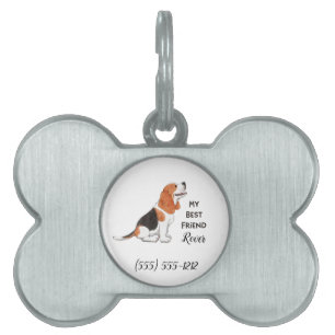 Beagle Mein bester Freund, benutzerdefinierter Dog Tiermarke