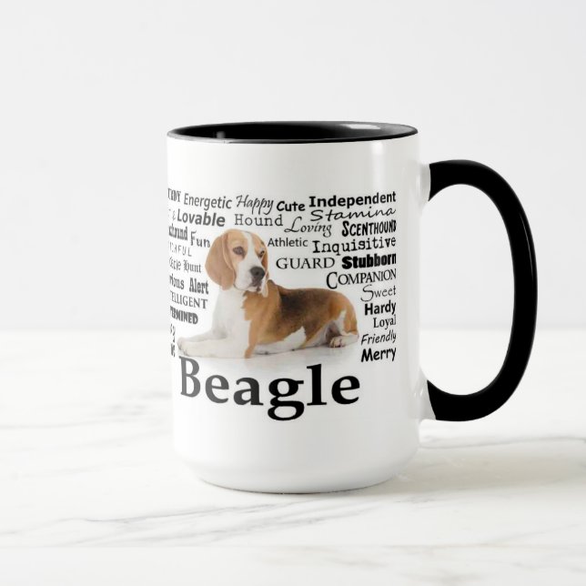Beagle-Merkmale-Tasse Tasse (Rechts)