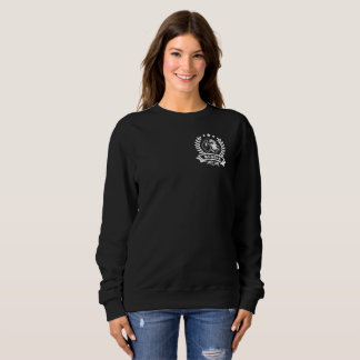 "Beagle Mom" mit Hundekopf auf Brust Sweatshirt