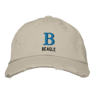 Beagle Monogram Bestickte Baseballkappe