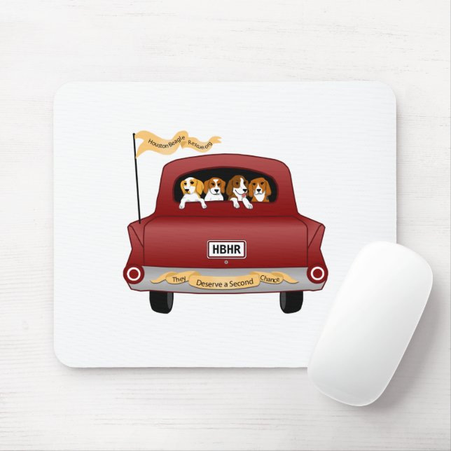 Beagle Mousepad (Mit Mouse)