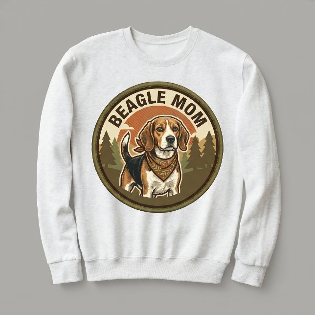 Beagle-Mutter-Crewneck Beagle-Hundemutter-Geschenk Sweatshirt (Von Creator hochgeladen)