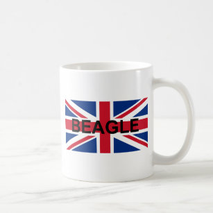 Beagle Name england United_Kingdom flagge Kaffeetasse