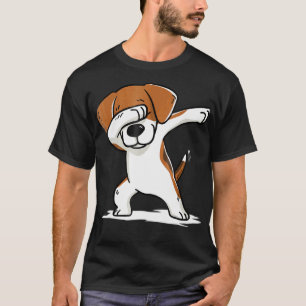 Beagle Niedlicher Dabbing Dab Dance Gif T-Shirt