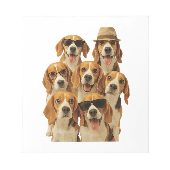 Beagle Notizblock (Vorderseite)