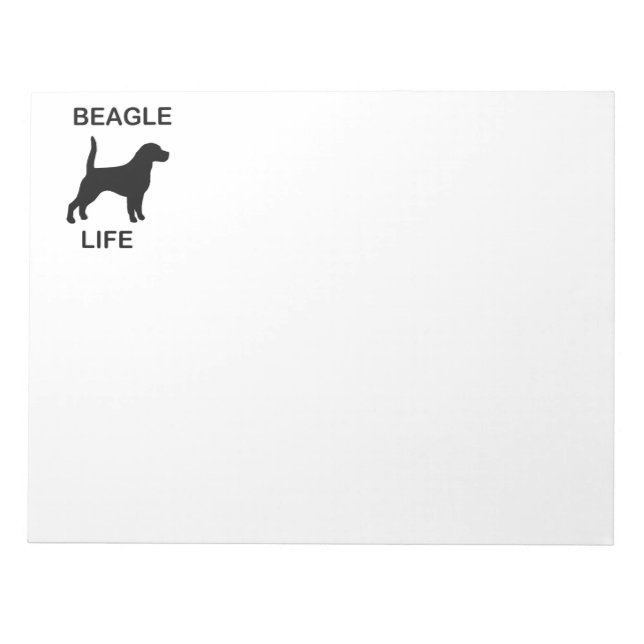 Beagle Notizblock (Vorderseite)