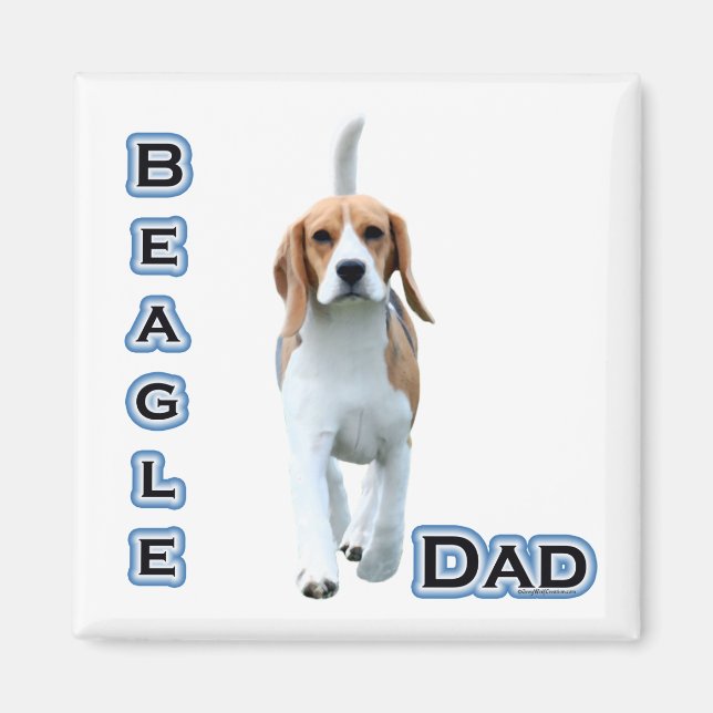 Beagle Papa 4 - Aimant (Devant)