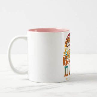 Beagle Papa Englische Beagle Papa ferne Hundeliebh Zweifarbige Tasse