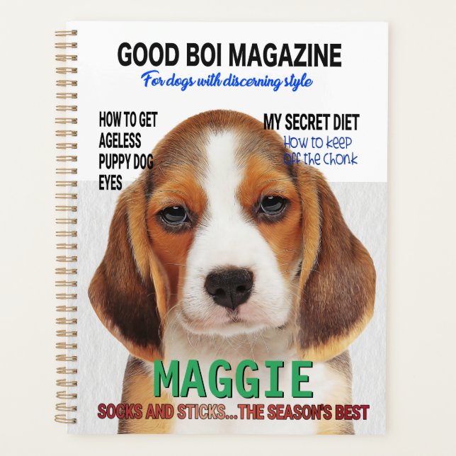 Beagle Parody Magazine Cover Planer (Vorderseite)