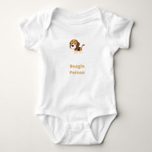 Beagle Person - Beagle Baby Strampler