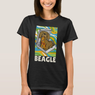 Beagle Pizza Walk Dog Eigentümer Welpe 32 T-Shirt