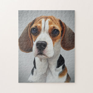 Beagle Portrait Gouache Fine Art