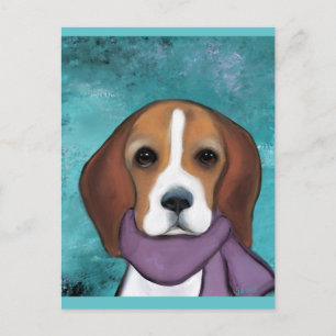 Beagle Postkarte