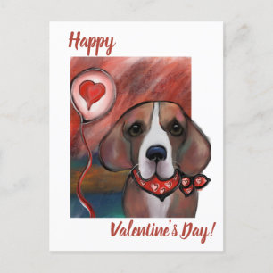 Beagle   postkarte