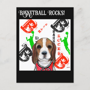 Beagle  postkarte