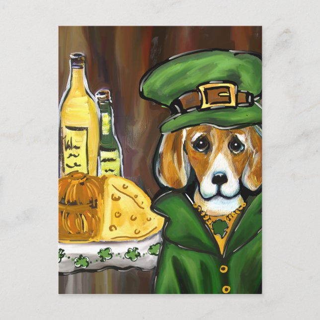 BEAGLE POSTKARTE (Vorderseite)