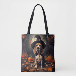 Beagle Pumpkins Halloween Beängstigend Tasche