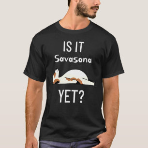 Beagle Relax Savasana Yoga Pose Hund Welpe Schwarz T-Shirt
