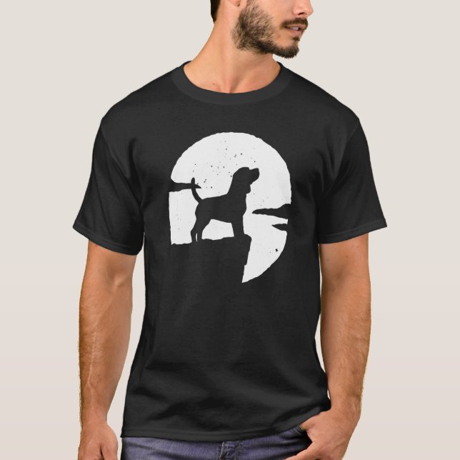 Beagle Retro T-Shirt (Vorderseite)