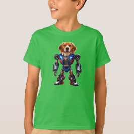 Beagle Robot Kid's T - Shirt