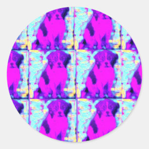 Beagle Runder Aufkleber