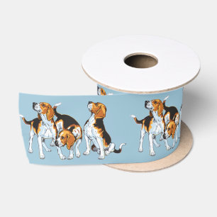 Beagle Satinband