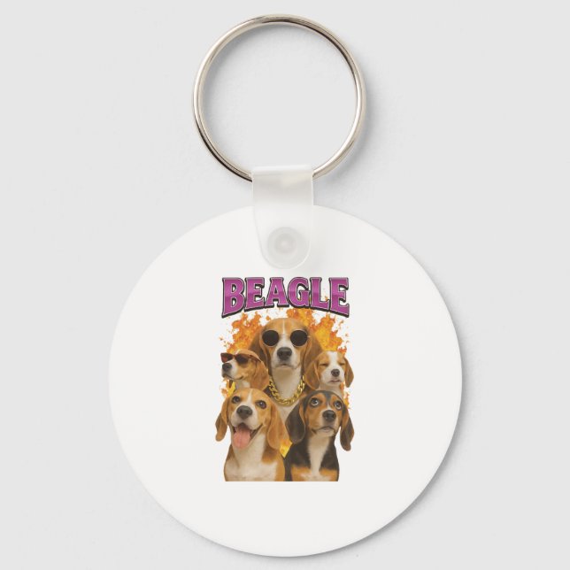 Beagle Schlüsselanhänger (Vorderseite)