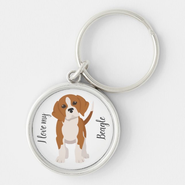 Beagle Schlüsselanhänger (Vorne)