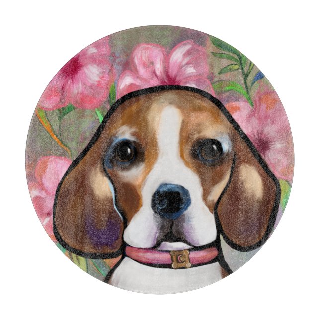 Beagle Schneidebrett (Vorderseite)