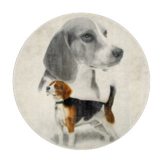 Beagle Schneidebrett