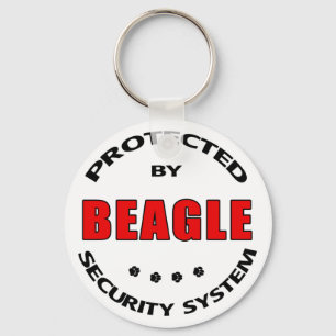 Beagle-Sicherheit Schlüsselanhänger