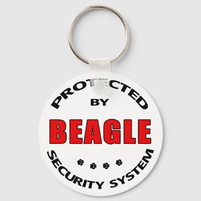 Beagle-Sicherheit Schlüsselanhänger (Vorderseite)