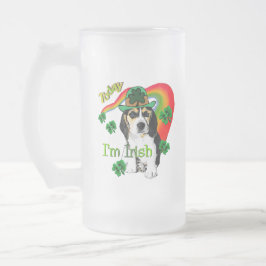 Beagle St Patrick's Day Kaffeetasse
