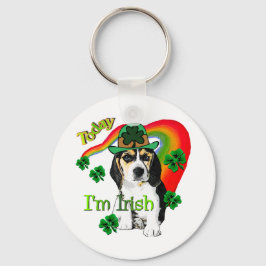 Beagle St Patrick's Day Schlüsselanhänger