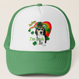 Beagle St Patrick's Day Truckerkappe