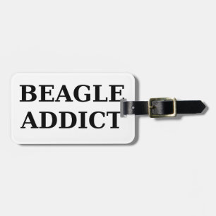 Beagle-Süchtig Gepäckanhänger