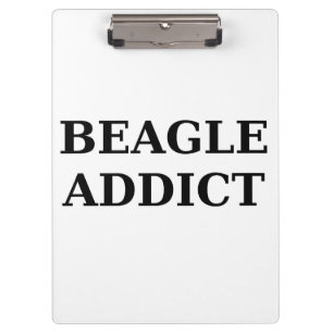 Beagle-Süchtig Klemmbrett