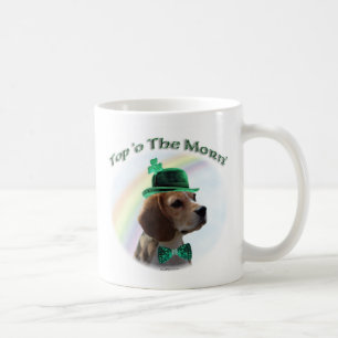 Beagle Top of the Morn'; Beagle St. Patrick's Day Kaffeetasse