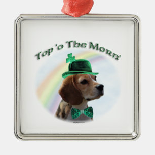 Beagle Top of the Morn Ornament Aus Metall