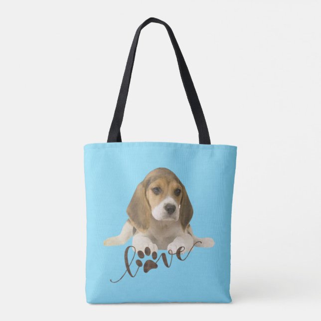 Beagle-Totbeutel Tasche (Rückseite)
