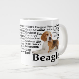 Beagle Traits Jumbo Tasse