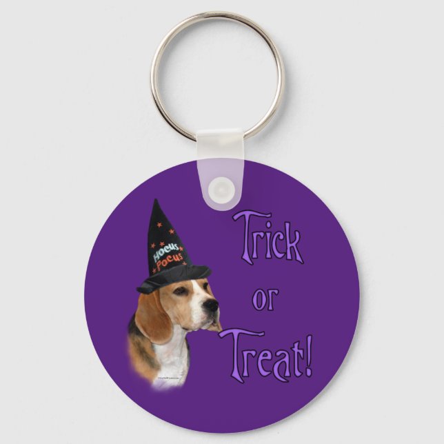 Beagle Trick Schlüsselanhänger (Vorderseite)