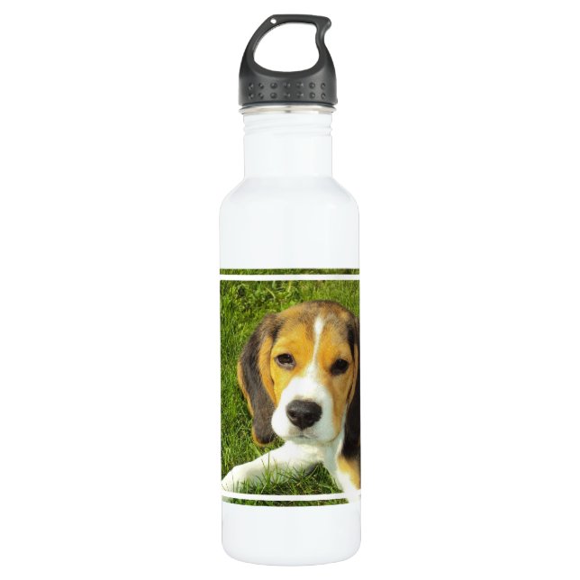 Beagle Trinkflasche (Vorderseite)