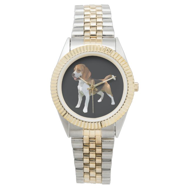 Beagle-Uhr für Männer Armbanduhr (Vorderseite)