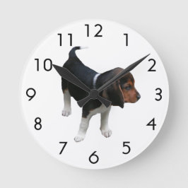 Beagle-Uhr Runde Wanduhr