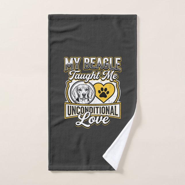 Beagle Unbedingte Liebe Hundebesitzer Handtuch (Handtuch)