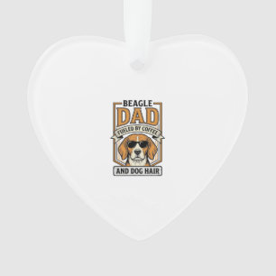 Beagle-Vater, angetrieben von Kaffee und Hundefell Ornament