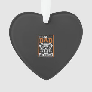 Beagle-Vater, angetrieben von Kaffee und Hundehaar Ornament
