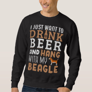 Beagle Vater Der sonnige Vater-Tag Hund Lover Gesc Sweatshirt