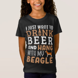 Beagle Vater Der sonnige Vater-Tag Hund Lover Gesc T-Shirt